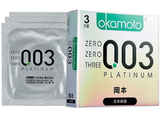 冈本OK安全套0.03白金超薄